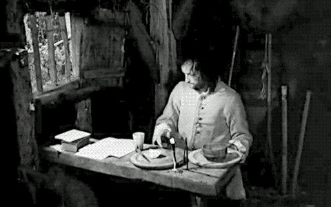 Screenshot from the film, ‘Winstanley’ (1975)