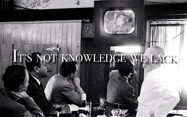 ‘It's not knowledge we lack’, a screenshot from Raoul Peck's 'Exterminate All The Brutes', 2021