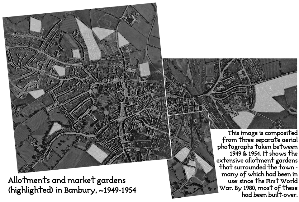 ‘The MetaBlog’ No.21: ‘The ‘Right to Food’ Revisited: The Cost of Living Crisis & the Coming Crash’, ‘Allotments & market gardens in Banbury, ~1949-1954’
