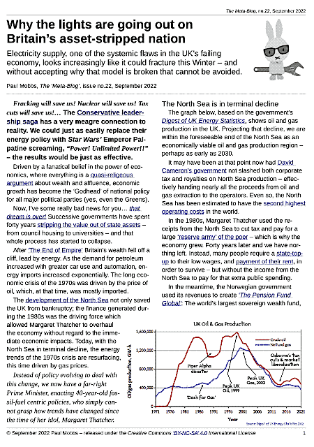 download the PDF version of ‘The Meta-Blog’ No.22: ‘Why the lights are going out on Britain’s asset-stripped nation’