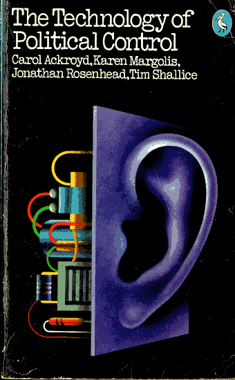 The cover of the first edition of ‘The Technology of Political Control’.