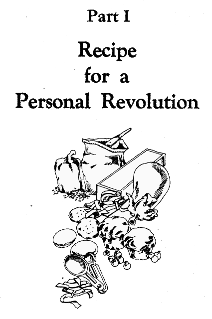 The cover page, 'Recipe for a Personal Revolution' (20th Anniversary Edition)