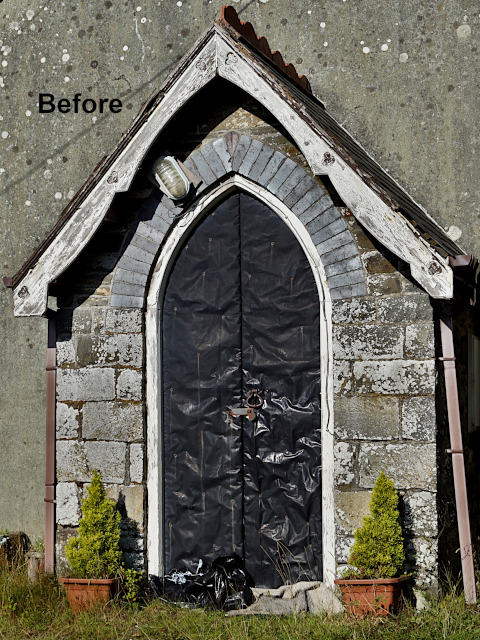 Rambinactivist’s Video 2022/31 – a picture of the porch before restoration.