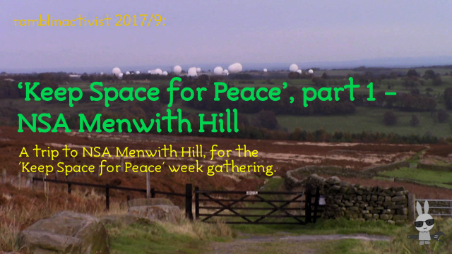 The title image for Ramblinactivist’s Video No.9 of 2017