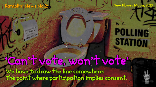 The title image for Ramblinactivist’s Video No.12 of 2023