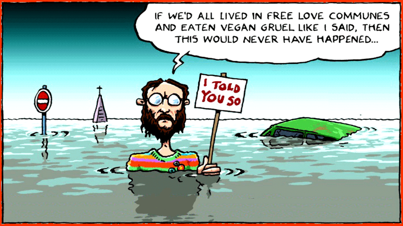 Cartoon: “I Told You So!” (The hippies were right!)
