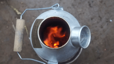 “Do not stare into the Kelly Kettle, lest the Kelly Kettle stares back into thee”