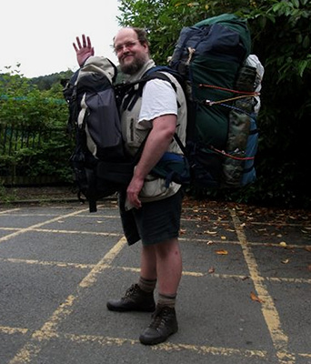 Arriving in Shropshire for a weekend camping workshop