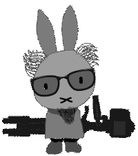 ramblinactivist's bunny logo