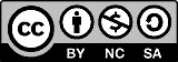 Creative Commons BY-NC-SA license logo