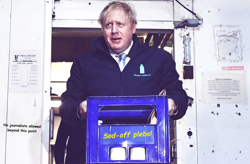 Boris Johnson in the freezer