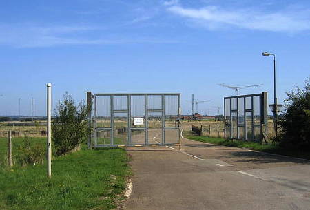 RAF Barford main gate