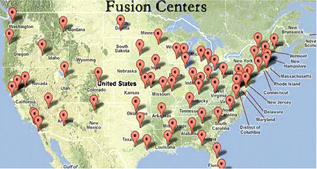 US DHS fusion centres