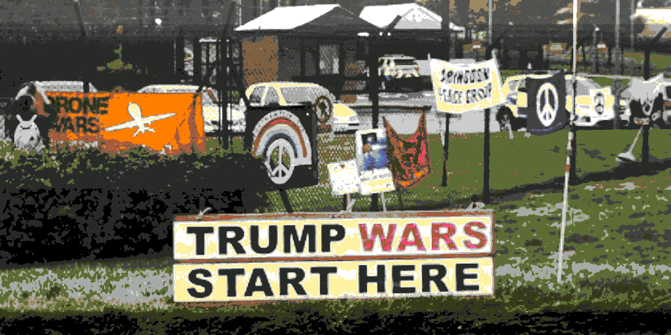 Free Range Network: ‘A protest outside USAF Croughton’