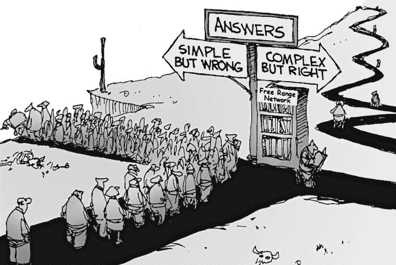 FRAW Gallery: ‘Answers – simple but wrong, complex but right’