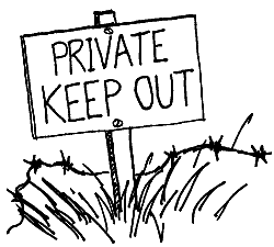 FRAW Gallery: ‘Private. Keep Out.’