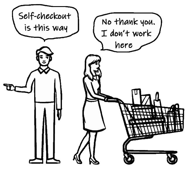 FRAW Gallery: ‘The Self-Checkout is this way. No thanks, I don't work here’