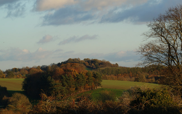 Landscape image, ‘Crouch Hill from below North Newington’, 5th November 2017