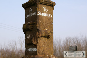 Landscape image, ‘The Wroxton Fingerpost’, 20th March 2015