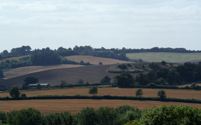 Landscape image, ‘Madmarston Hill (middle) and Barton Hill behind, from Claydonhill’, 31st August 2013