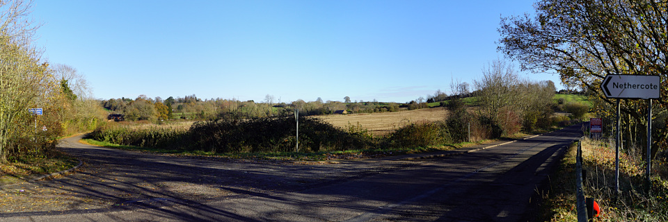 Landscape image, ‘Looking over Nethercote’, 28th November 2021