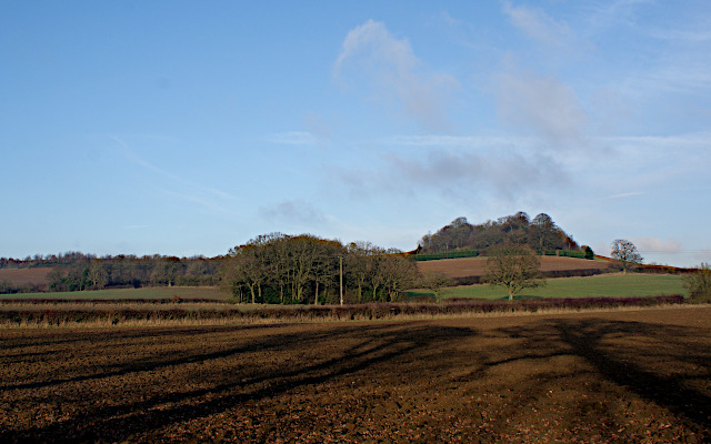 Landscape image, ‘The old road winds around the side of Long Hill’, 9th January 2013