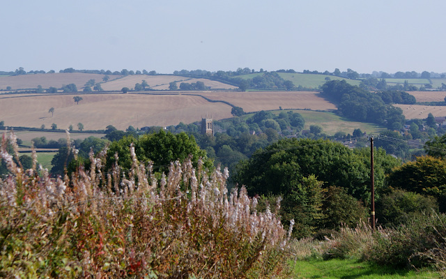 Landscape image, ‘Looking over Brailes to Sibford Heath’, 17th September 2014