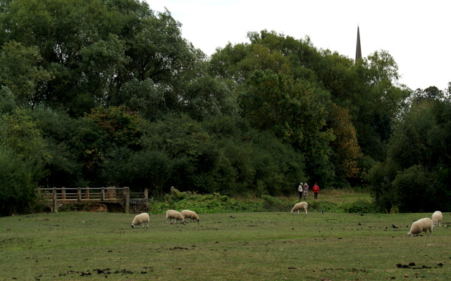 Landscape image, ‘Crossing The Cherwell at Kidlington’