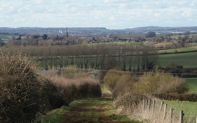 Landscape image, ‘Looking up the Cherwell valley from Aynhoe’.