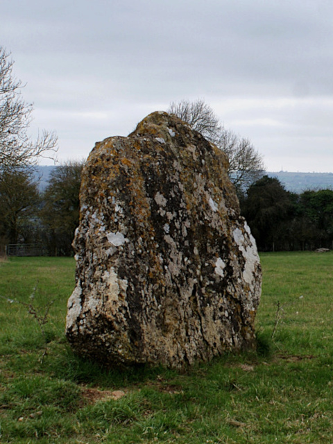 Landscape image, ‘Lyneham Long Barrow Portal Stone’