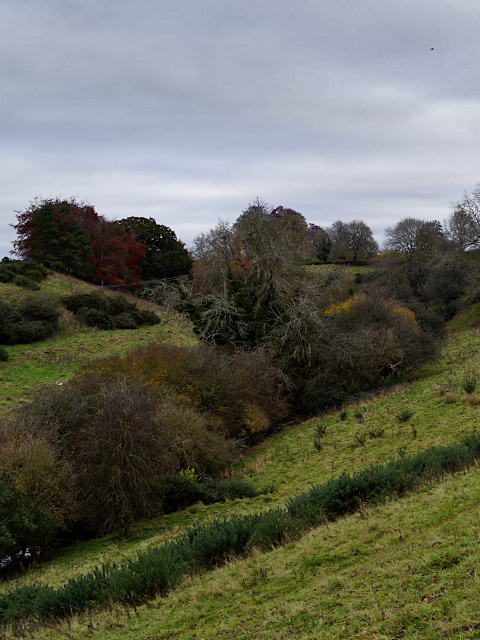 Landscape image, ‘An Autumnal view of Padsdon Bottom & Castle Bank’, 19th November 2021