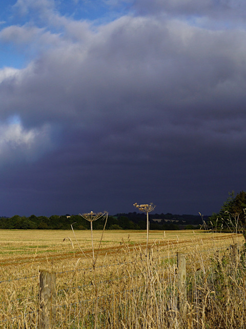 Landscape image, ‘A Storm Gathers Over the Old Salt Road to Buckingham’, 25th September 2021
