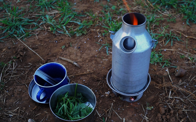 Landscape image, ‘The Awakening Moon – tea brewing’