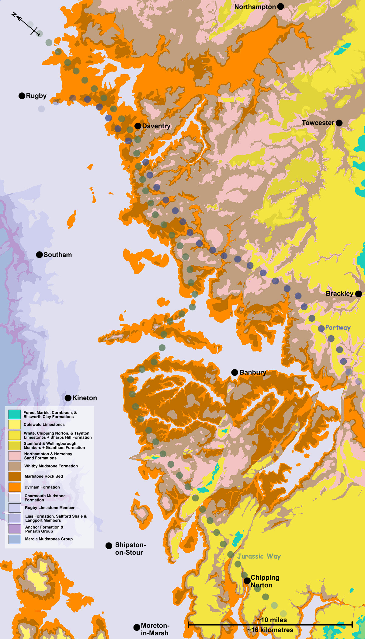 A geological map of ‘The Irondowns’