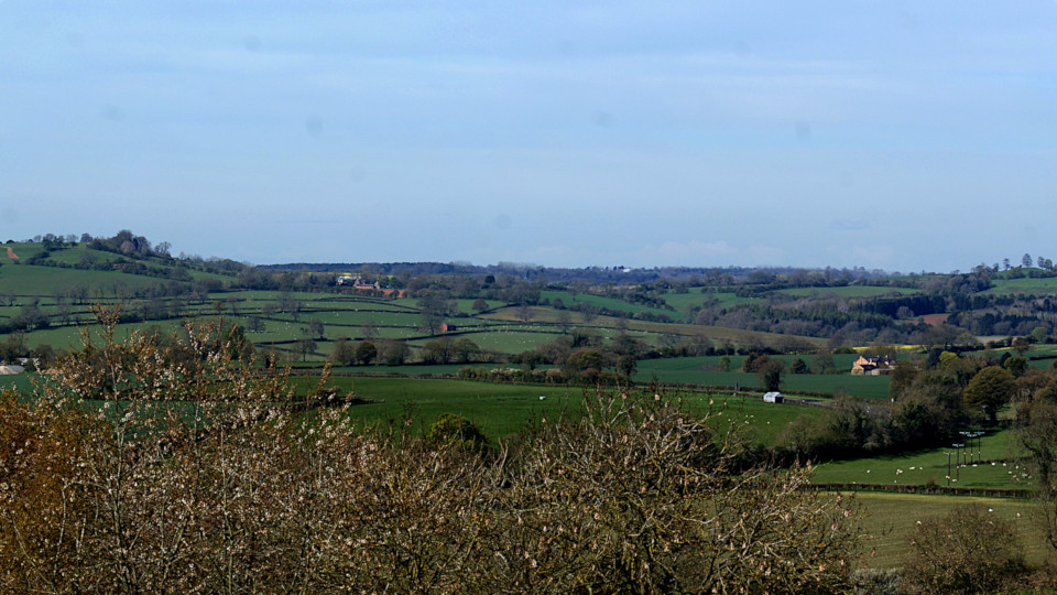 Landscape image, ‘Looking across the Arbury Hill watershed’