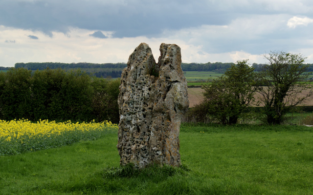 Landscape image, ‘The Hawk Stone’s east face’