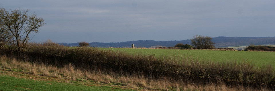 Landscape image, ‘Approaching ‘The Hawk Stone’ from the footpath from the north’