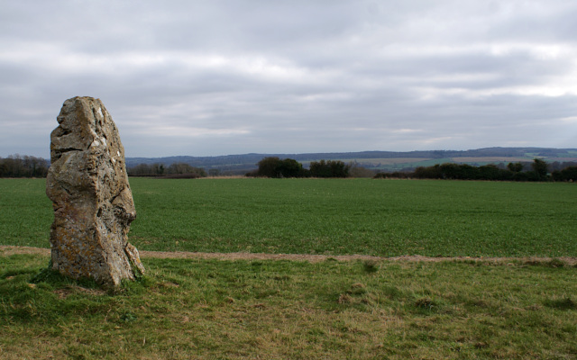 Landscape image, ‘The Hawk Stone’s north face’