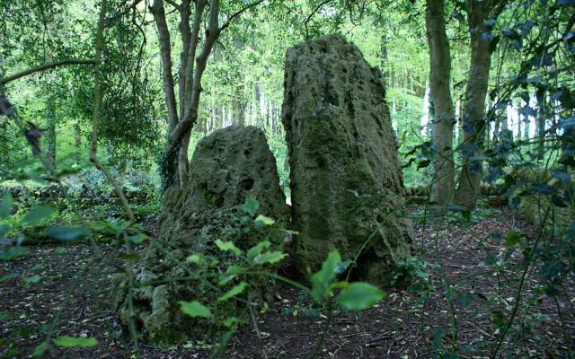 The Hoar Stone, from the side opposite the entrance