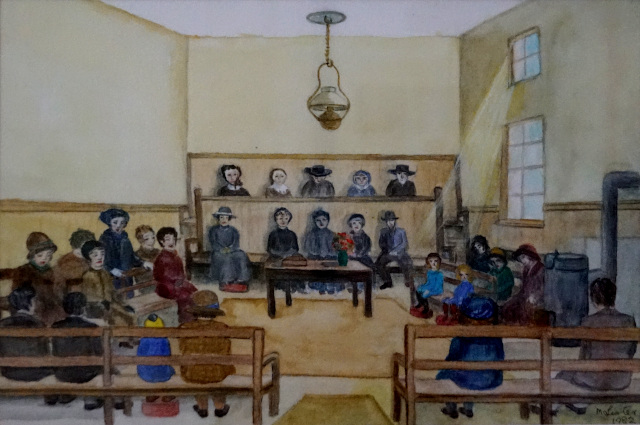 Banburyshire’s Radical History: ‘A painting of the meeting room in the early 20th Century, by Marjory Lester’, 27th July 2022